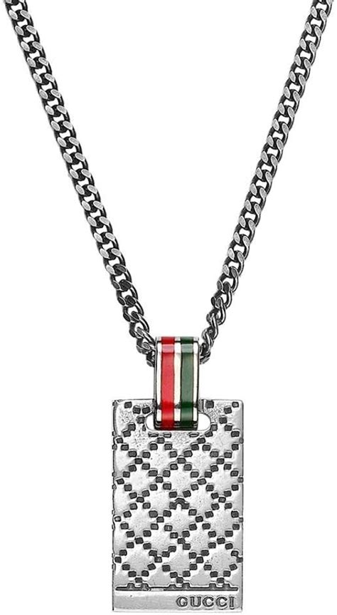 gucci kette anhänger|gucci silverketten herren.